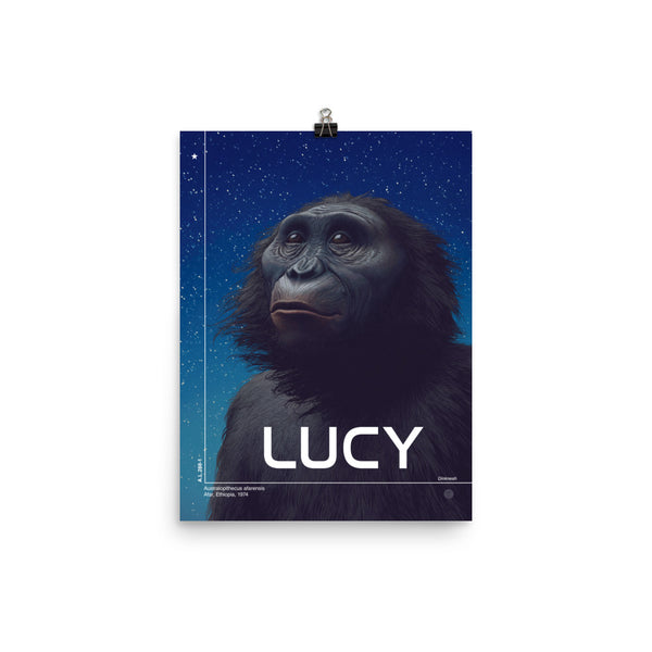 Poster - Lucy The Australopith In The Sky 12x16